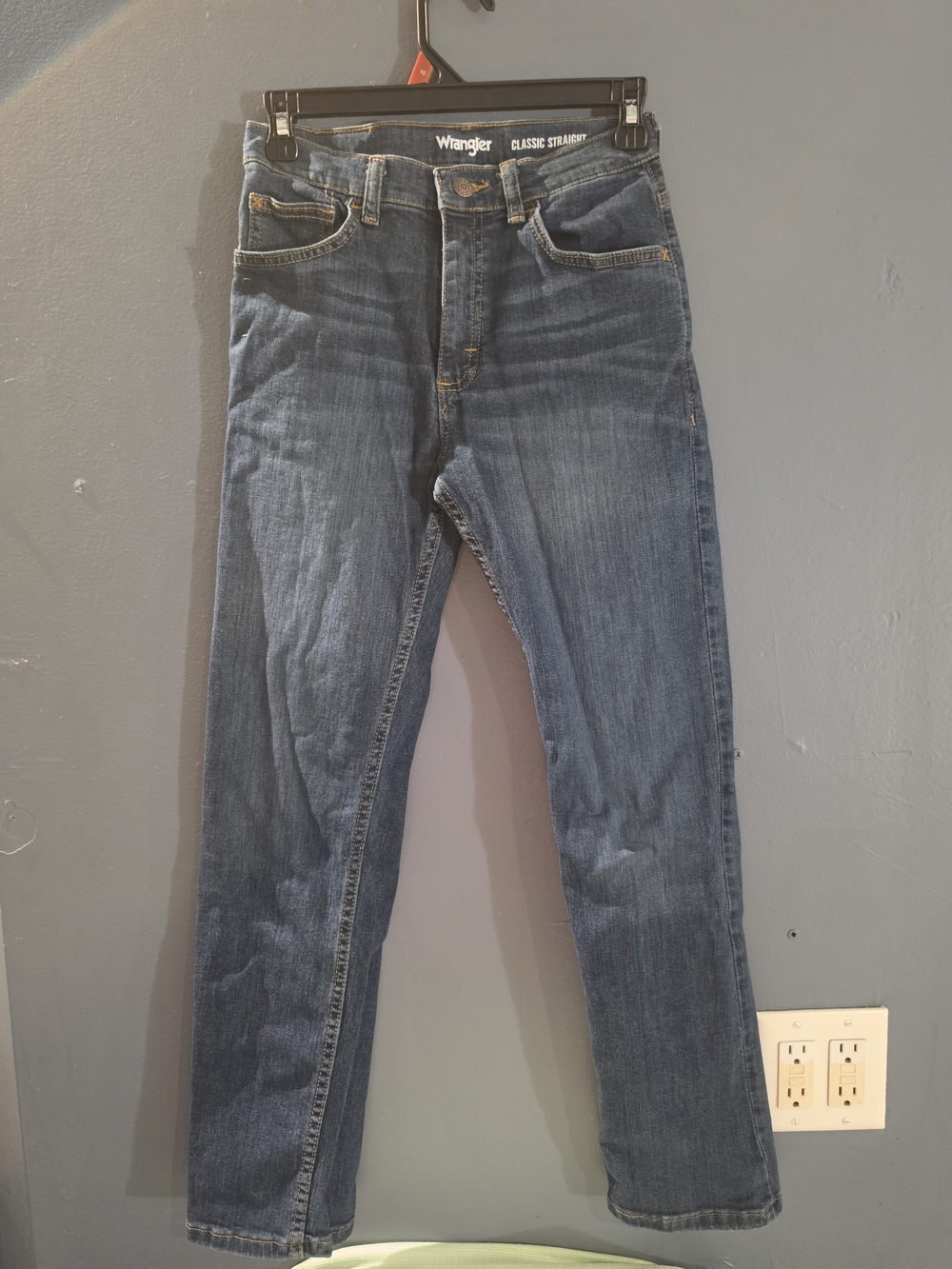 Wrangler Kids Straight Jeans - Medium Blue Wash